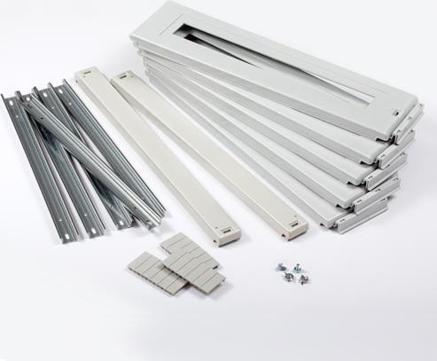 Комплект DIN шини и аксесоари за табло за открит монтаж 120-168 мод. ATLANTIC IDE /до изчерпване/