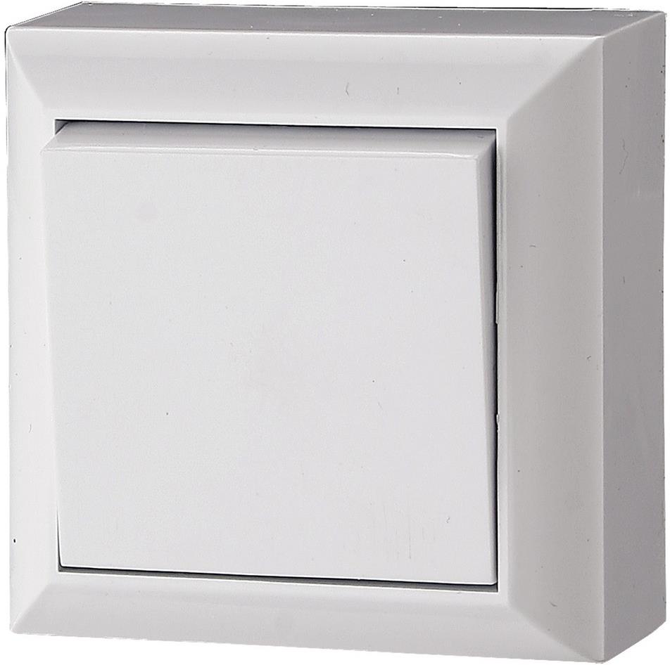 Девиаторен ключ открит монтаж бял IP20 GAO