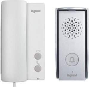 Аудио-домофон комплект Basic слушалка и входен панел 3f Legrand