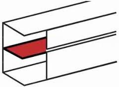 Разделител височина 65мм за монтаж на капак /36м в кашон/ Legrand