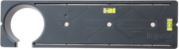 Шаблон за групиране на конзолни кутии Batibox, с нивелир, Legrand