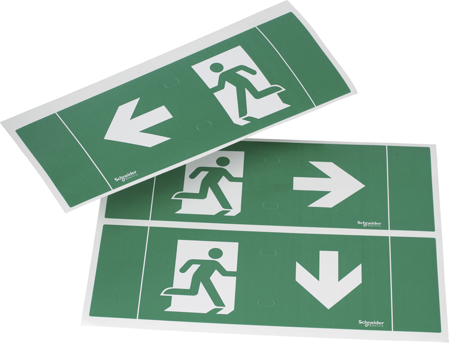 Пиктограма за евакуационен осветител EASYLED, стрелка надясно SE