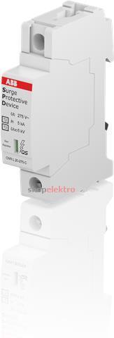 Катоден отводител тип 2+3 OVR 20kA 275V 1P ABB