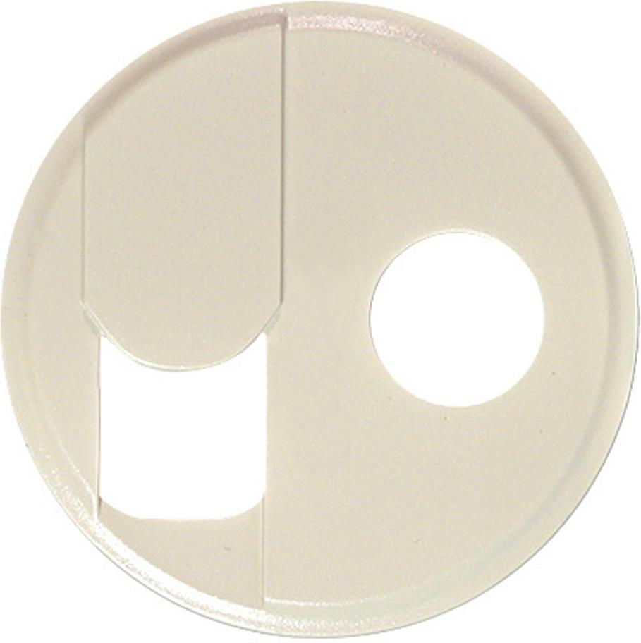 Лицев панел за RJ45+TV розетка цвят крем Celiane Legrand /до изчерпване/