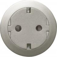 Плосък контакт механизъм и лицев панел за (само с носеща 80251) цвят титан Celiane Legrand /до изчерпване/