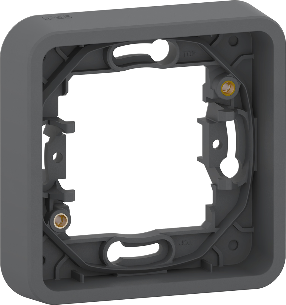 Рамка единична IP55 цвят Антрацит Mureva SE