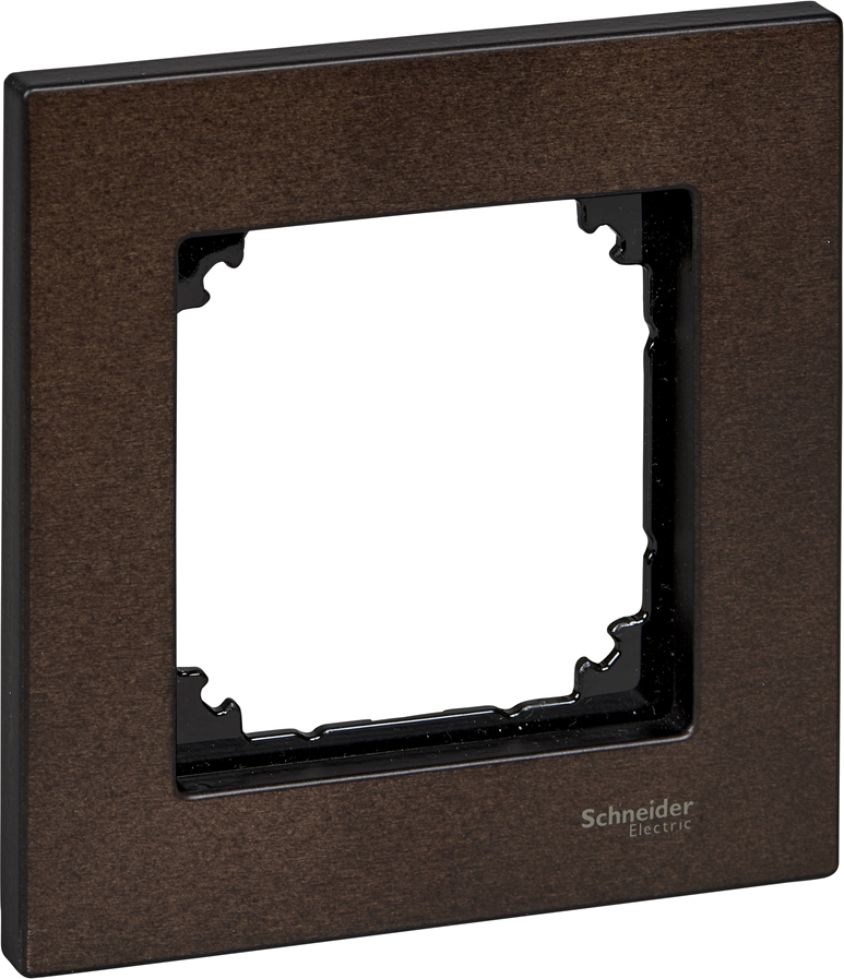 Рамка 1х цвят Венге, дърво System M  Merten SE /до изчерпване/