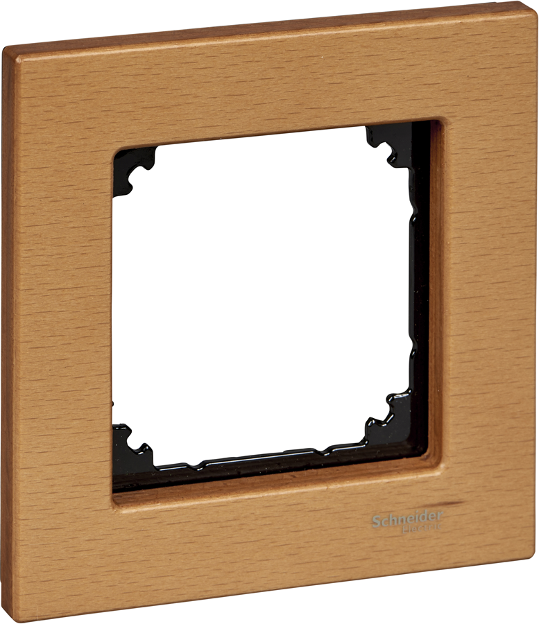 Рамка 1х цвят Бук, дърво System M Merten SE /до изчерпване/