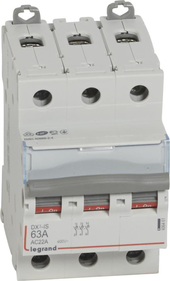 Товаров прекъсвач /шалтер/ DX3-IS 63A 3P 3 мод. Legrand