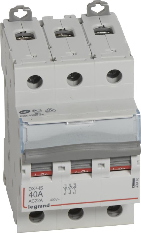 Товаров прекъсвач /шалтер/ DX3-IS 40A 3P 3 мод. Legrand
