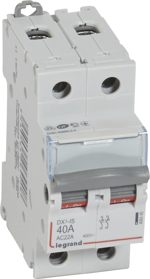 Товаров прекъсвач /шалтер/ DX3-IS 40A 2P 2 мод. Legrand