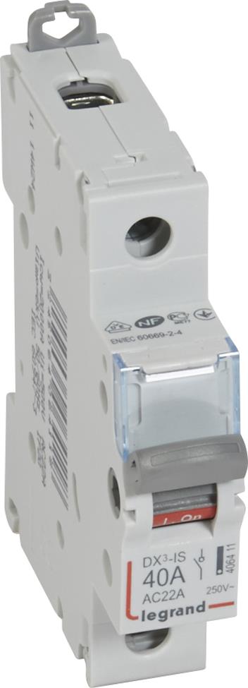 Товаров прекъсвач /шалтер/ DX3-IS 40A 1P 1 мод. Legrand
