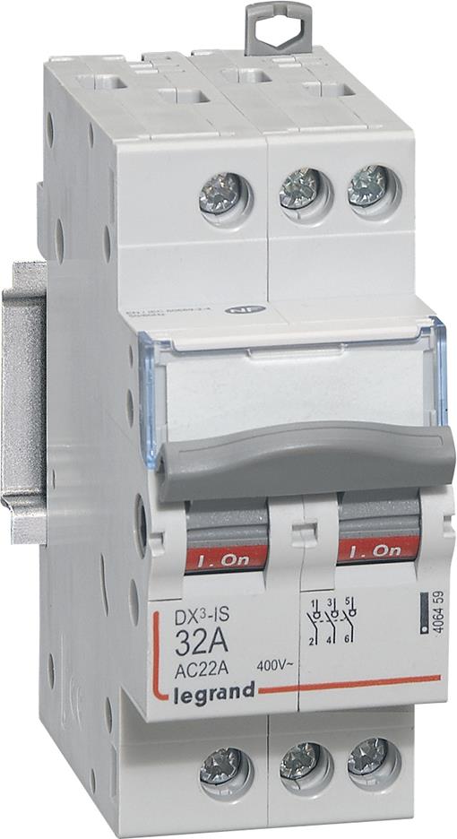 Товаров прекъсвач /шалтер/ DX3-IS 32A 3P 2 мод. Legrand