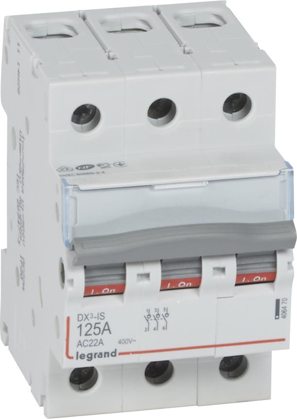 Товаров прекъсвач /шалтер/ DX3-IS 125A 3P 3 мод. Legrand