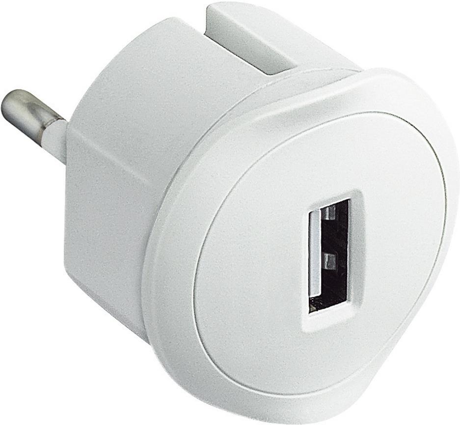 Зарядно за контакт USB тип A 1.5A 7.5W бяло Legrand