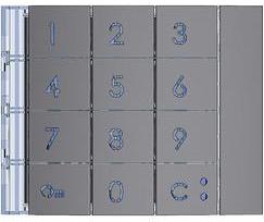 Лицев панел цифрова клавиатура Sfera New Allstreet Bticino