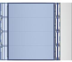 Лицев панел 4 бутона Sfera New Allmetal Bticino