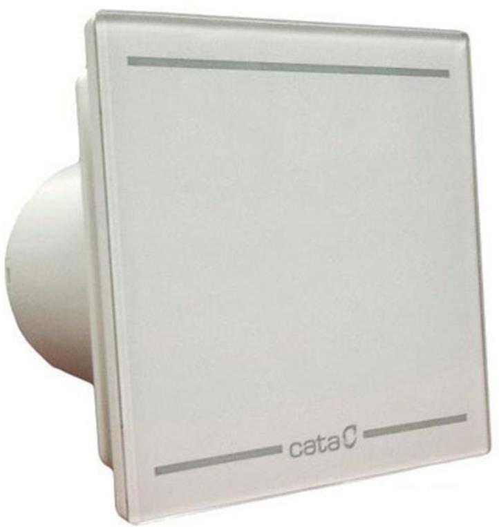 Вентилатор E-100GLT ф100мм, цвят Бял, 115м2/ч, 8W, 31dB, с регулируемо LED осветление 2x2W CATA