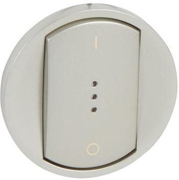 Лицев панел за двуполюсен ключ, с индикация, цвят титан Celiane Legrand /до изчерпване/