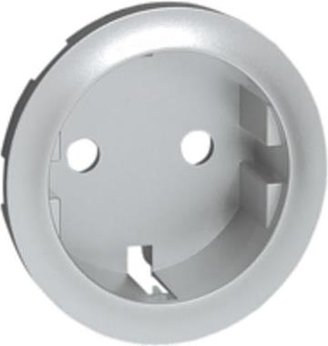 Лицев панел за контакт ШУКО титан без винт (за механизъм 67153) цвят титан Celiane Legrand /до изчерпване/