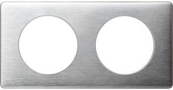 Рамка 2х цвят Алуминий Celiane Legrand /до изчерпване/