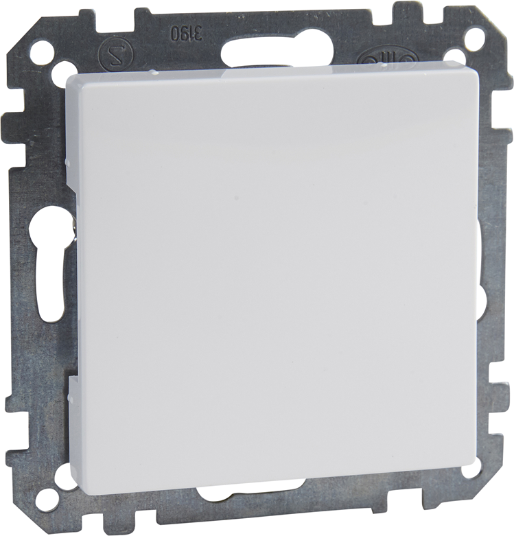 Празен модул с лицев панел антибактериален цвят Активно бял System M Merten SE