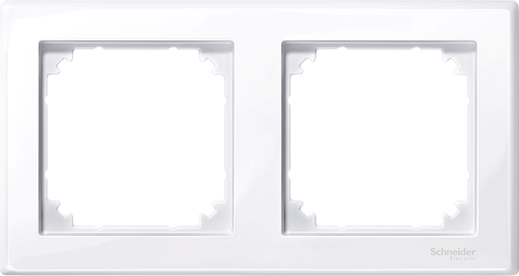 Рамка 2х цвят Активно бял антибактериална M-Smart System M  Merten SE