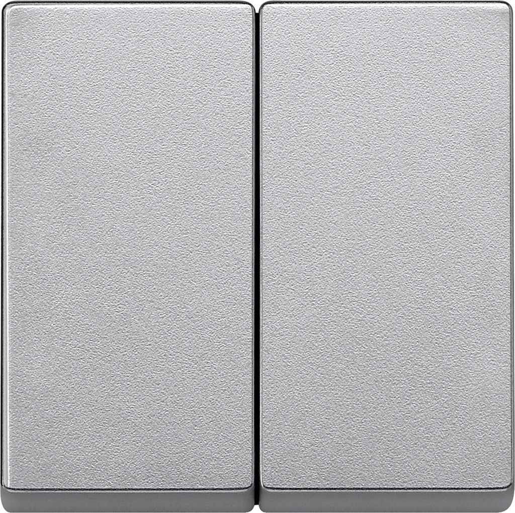 Лицев панел за сериен ключ/бутон цвят Алуминий System M  Merten SE /до изчерпване/