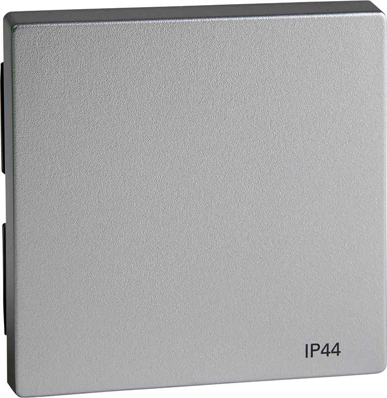 Лицев панел за ключ/бутон IP44 цвят Алуминий System M Merten SE /до изчерпване/