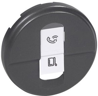 Лицев панел за RJ45 розетка цвят графит Celiane Legrand /до изчерпване/