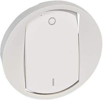 Лицев панел за двуполюсен ключ цвят бял Celiane Legrand /до изчерпване/