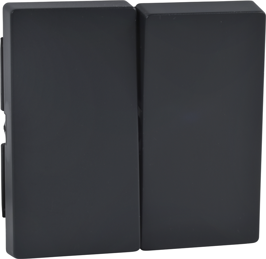 Лицев панел за сериен ключ/бутон цвят Антрацит System M  Merten SE /до изчерпване/