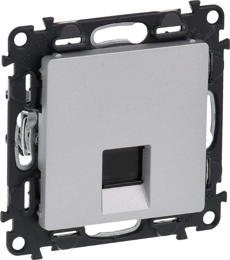 Розетка RJ45 cat.6A STP цвят алуминий Valena Life Legrand