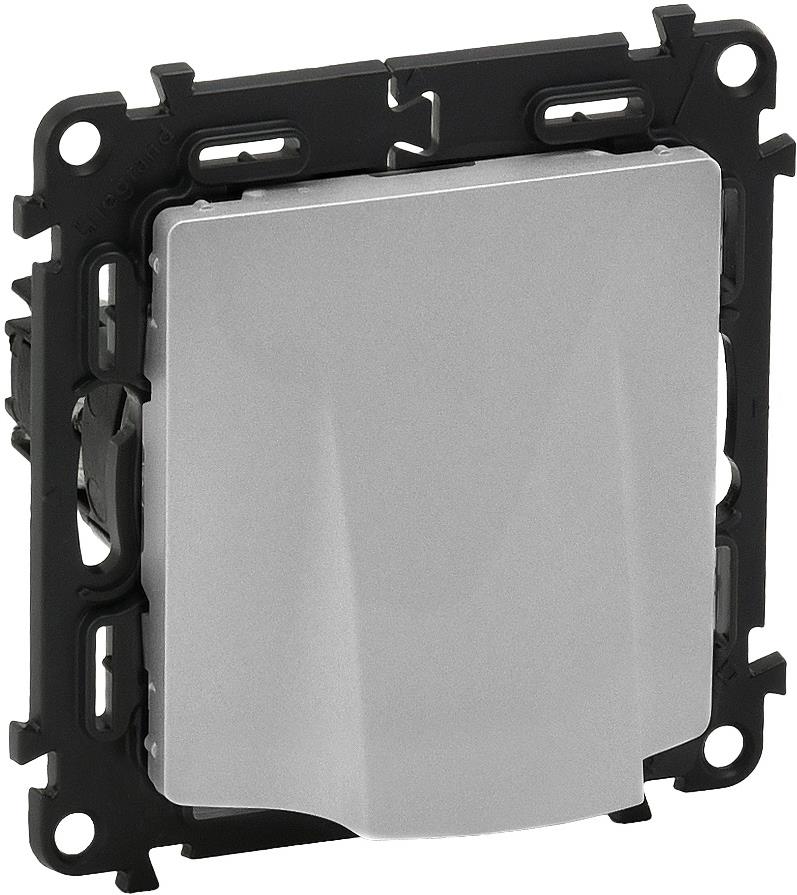 Твърда връзка без клема цвят алуминий Valena Life Legrand