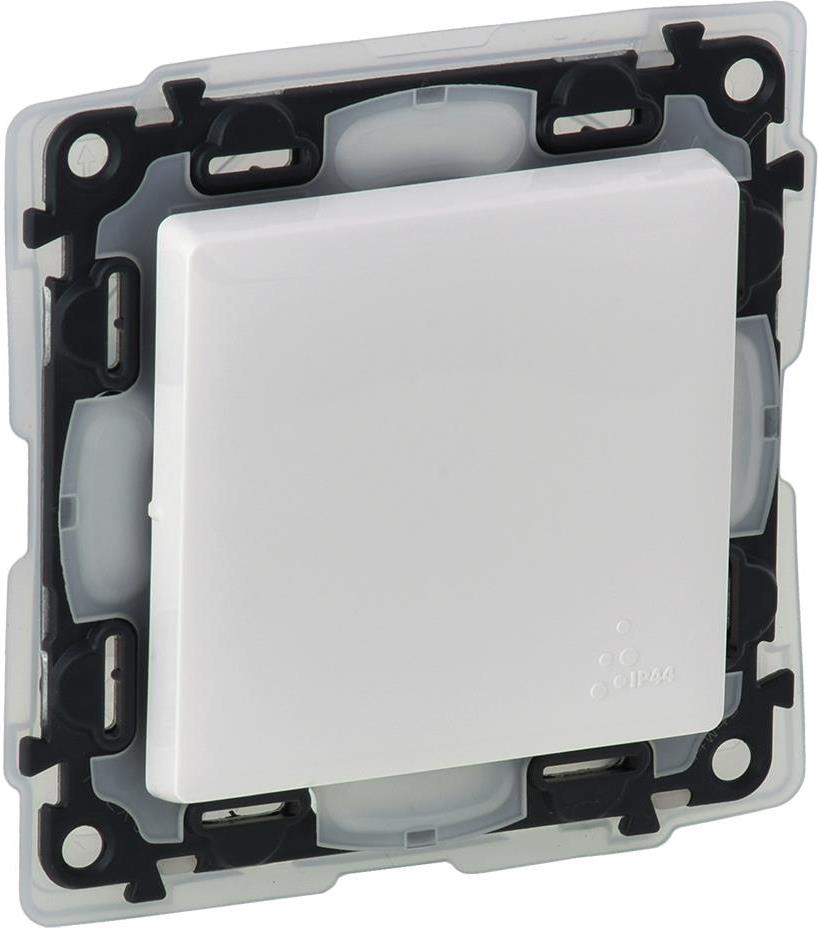 Бойлерен ключ 16A IP44 цвят бял Valena Life Legrand