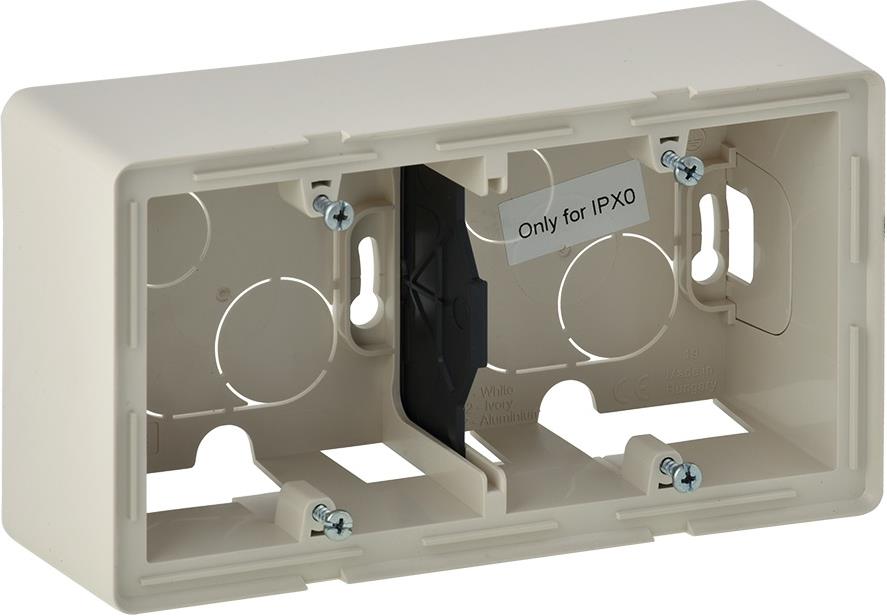 Двойна конзола открит монтаж цвят крем Valena Life Legrand