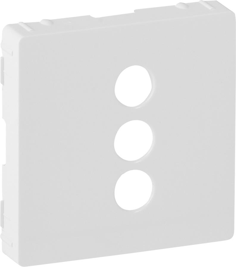 Лицев панел за тройна RCA розетка цвят бял Valena Life Legrand