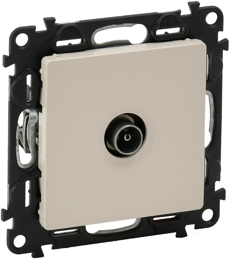 Розетка TV преходна 14dB цвят крем Valena Life Legrand