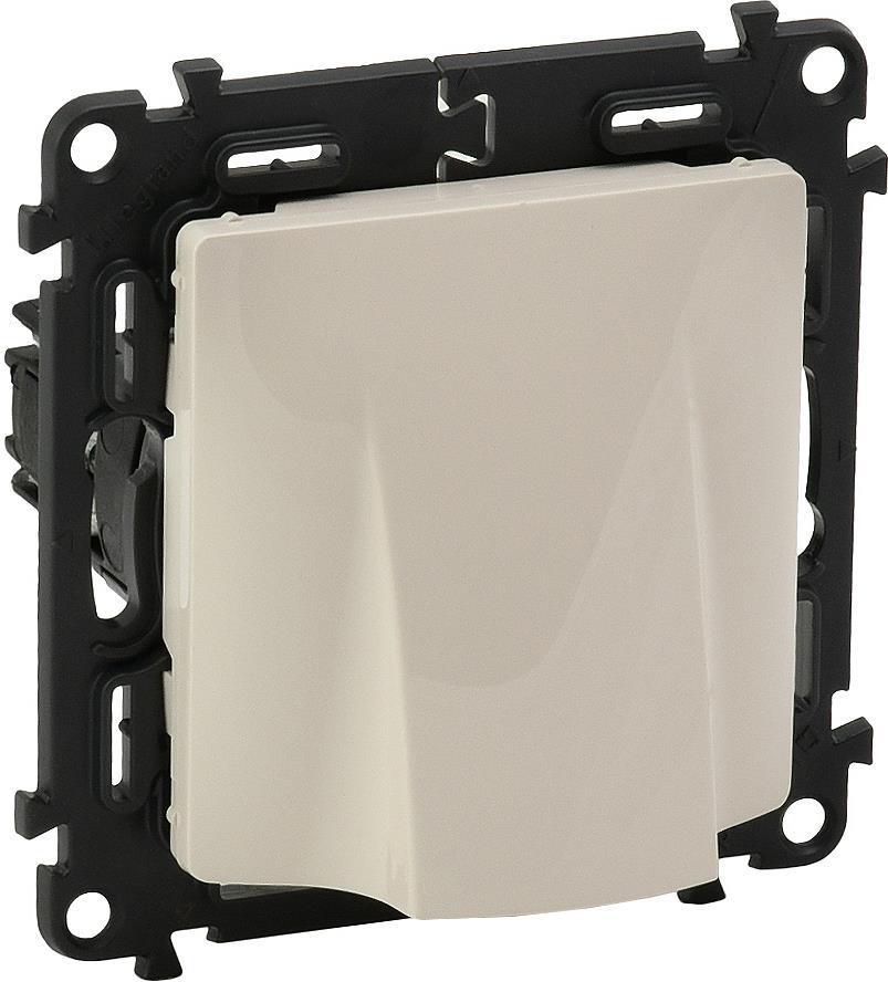 Твърда връзка без клема цвят крем Valena Life Legrand