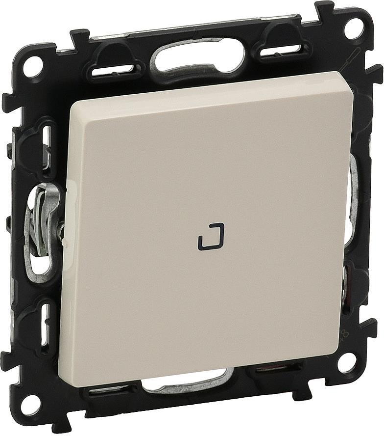 Девиаторен ключ с подсветка LED 0.15мА цвят крем Valena Life Legrand