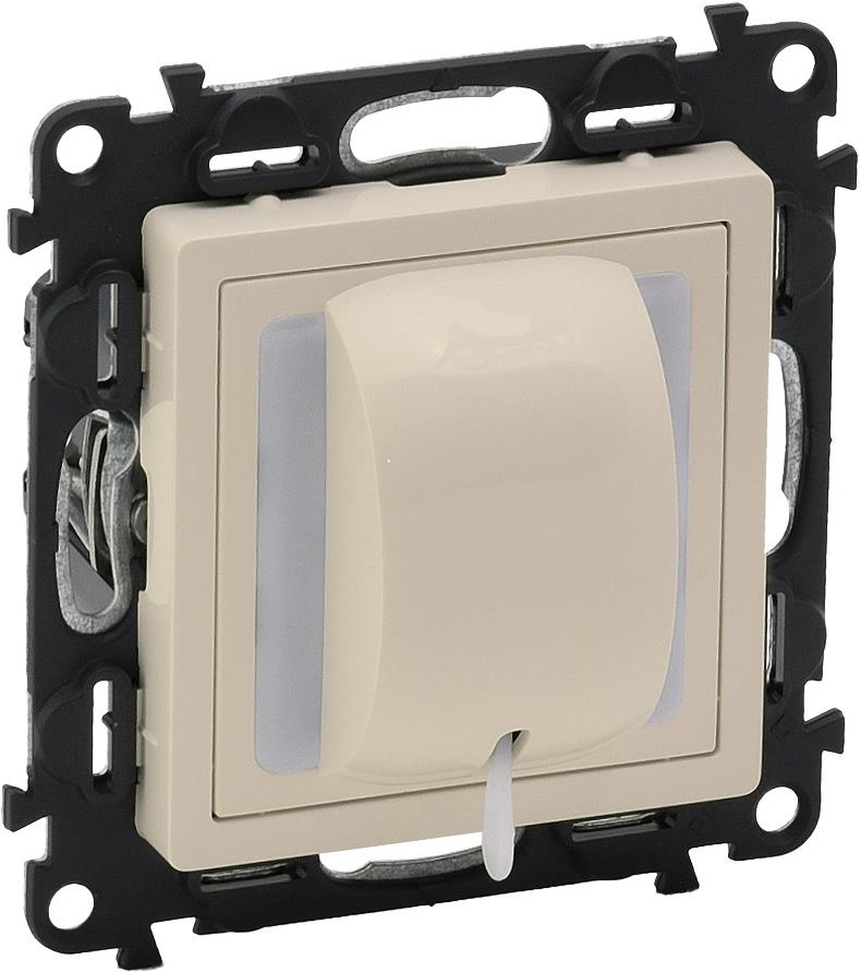 Бутон NO/NC с шнур цвят крем Valena Life Legrand