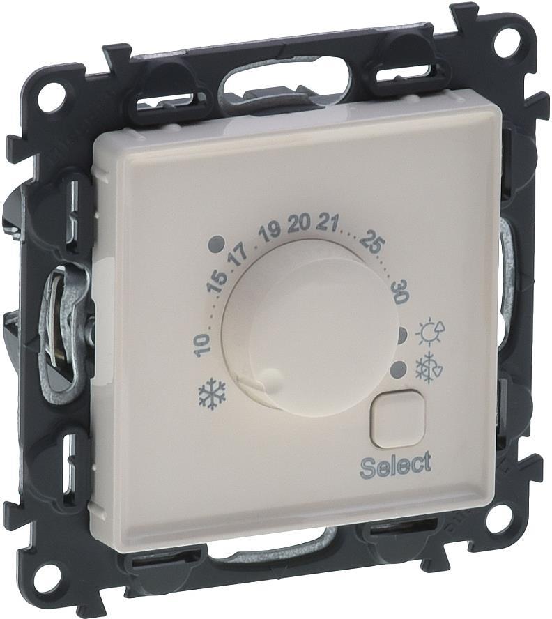 Термостат за отопление и охлаждане 10-30°C НО-НЗ цвят крем Valena Life Legrand