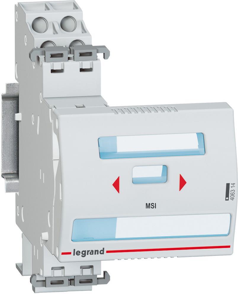 Ръчен превключвател за две линии на захранване към 2P 2-модулно устройство серия DX3 Legrand