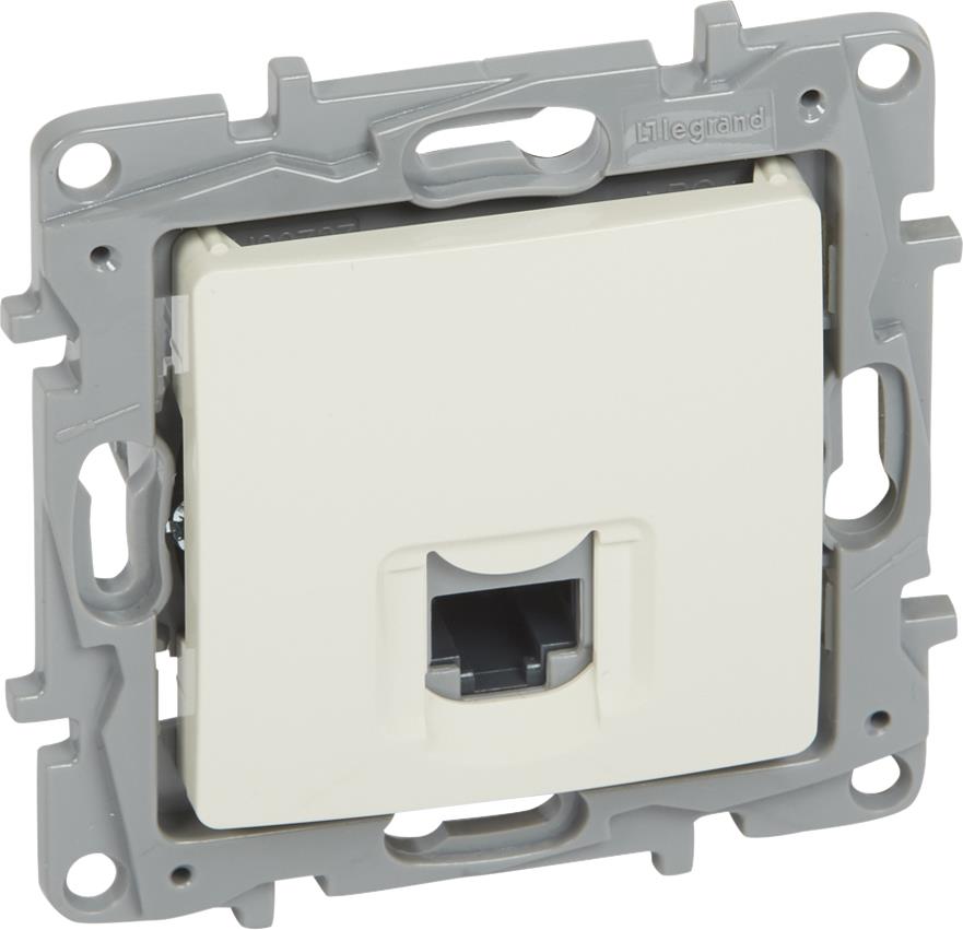 Розетка RJ45 cat.5e UTP цвят крем Niloe Legrand