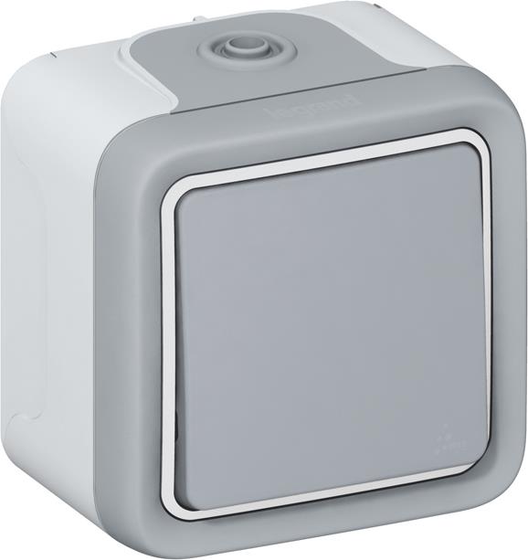 Кръстат ключ IP55 открит монтаж цвят Сив Plexo Legrand /до изчерпване/