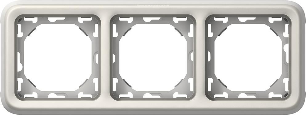 Рамка 3х хоризонтална цвят Бял Plexo Legrand /до изчерпване/