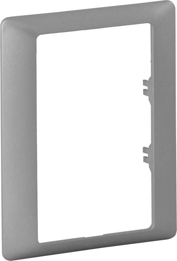 Рамка 1х двоен контакт цвят Алуминий Valena Life Legrand