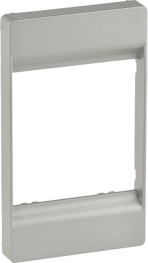 Адаптер за механизми към рамка за двоен контакт цвят алуминий Valena Life Legrand