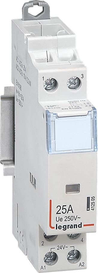 Модулен контактор CX3, 25А 2NO 24Vac 1 модул Legrand