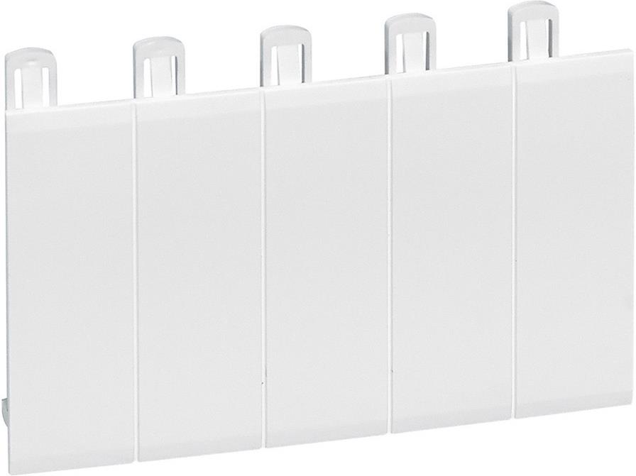 Глуха капачка за табло 5 мод. цвят Бял Legrand